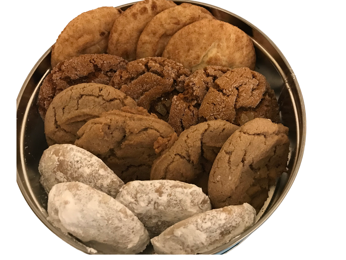 Assorted Spice Cookies 1 lb. Cookie Tin