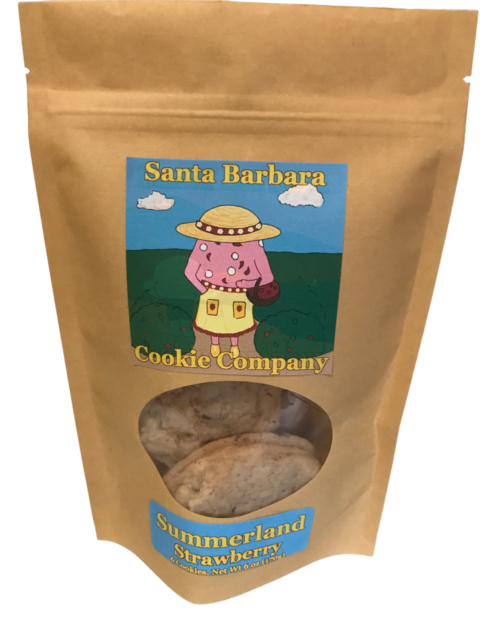 Summerland Strawberry Cookie Ditty Bag