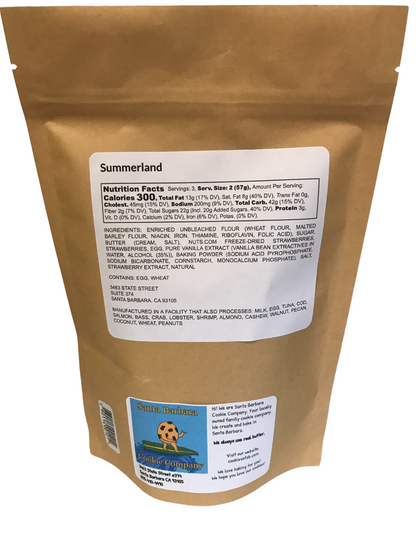 Summerland Strawberry Cookie Ditty Bag